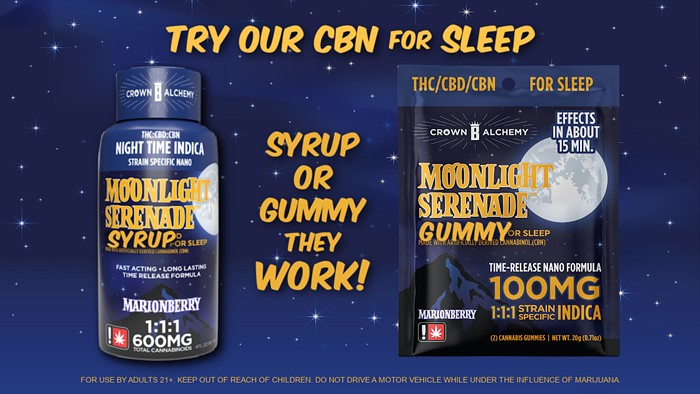 Moonlight Serenade Nano Cannabinoid Cannabis Edibles for Sleep